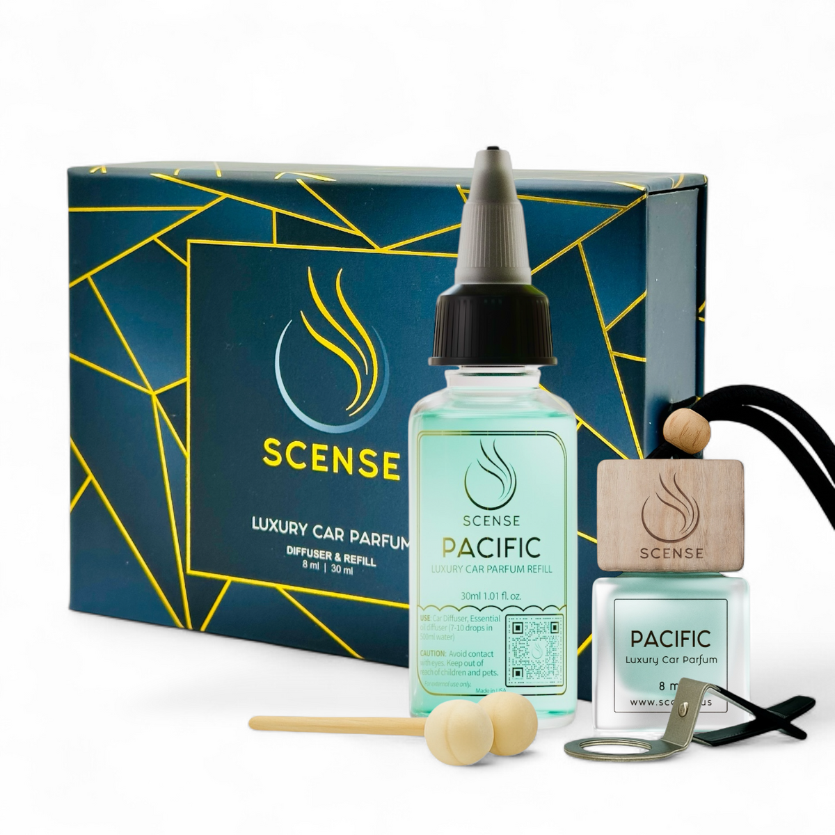 PACIFIC (Louis Vuitton Pacific Chill) Car Fragrance Set