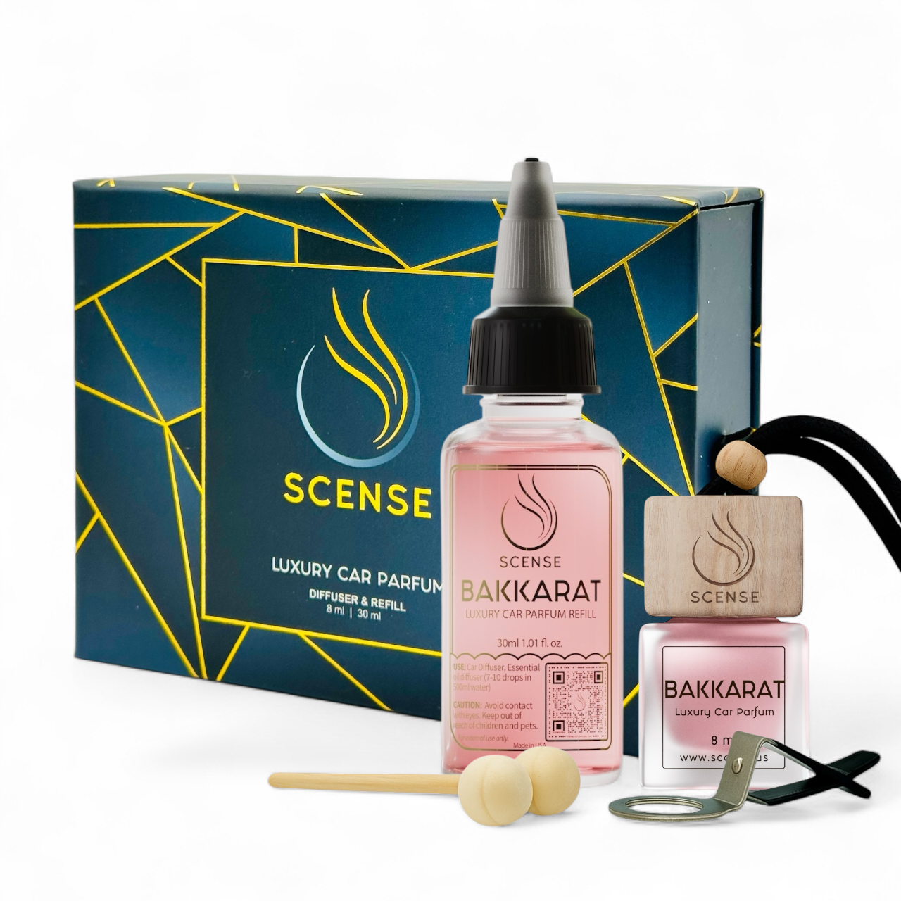 BAKKARAT EXT (Baccarat Rouge 540 EXT inspired) Car Fragrance Set
