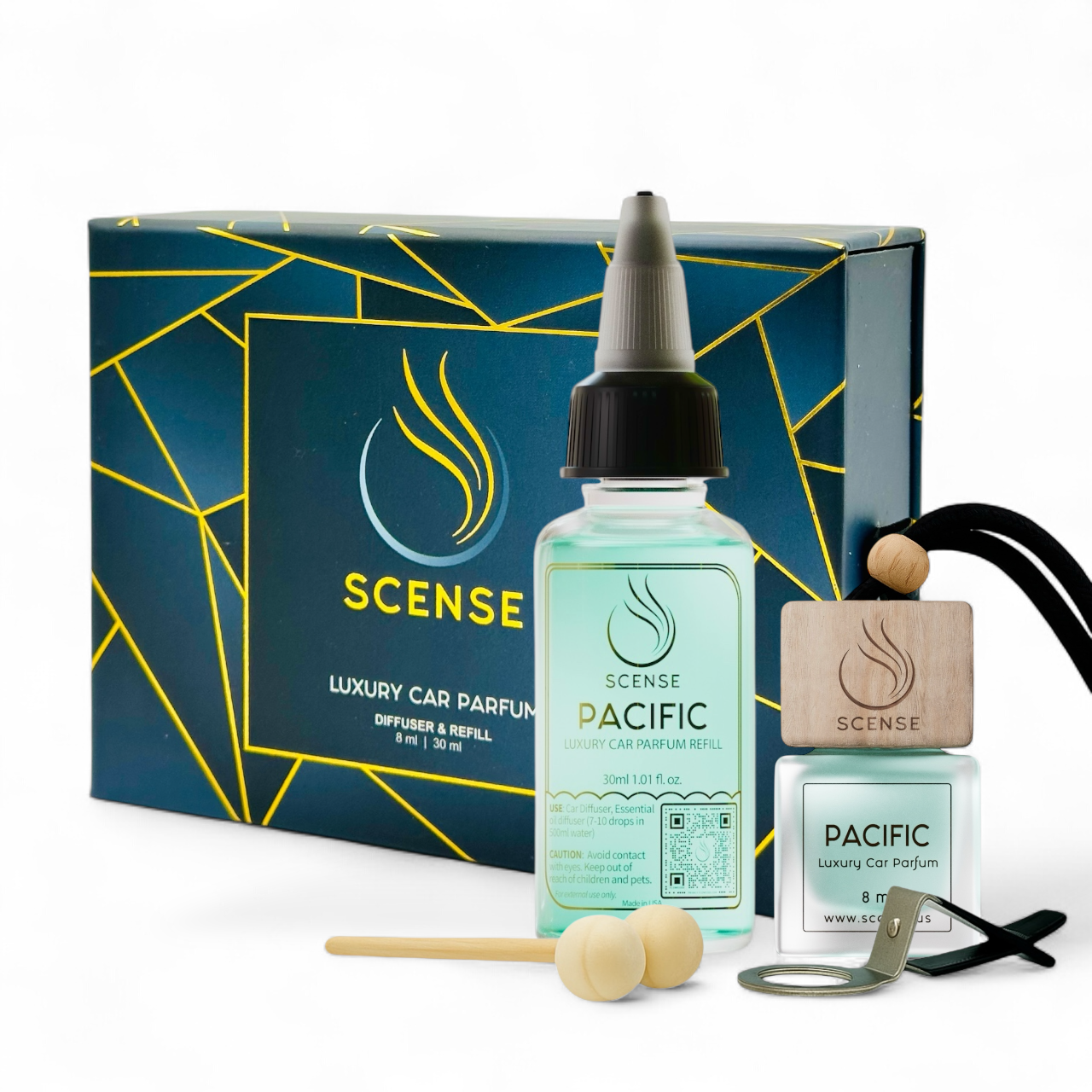 PACIFIC (Louis Vuitton Pacific Chill) Car Fragrance Set
