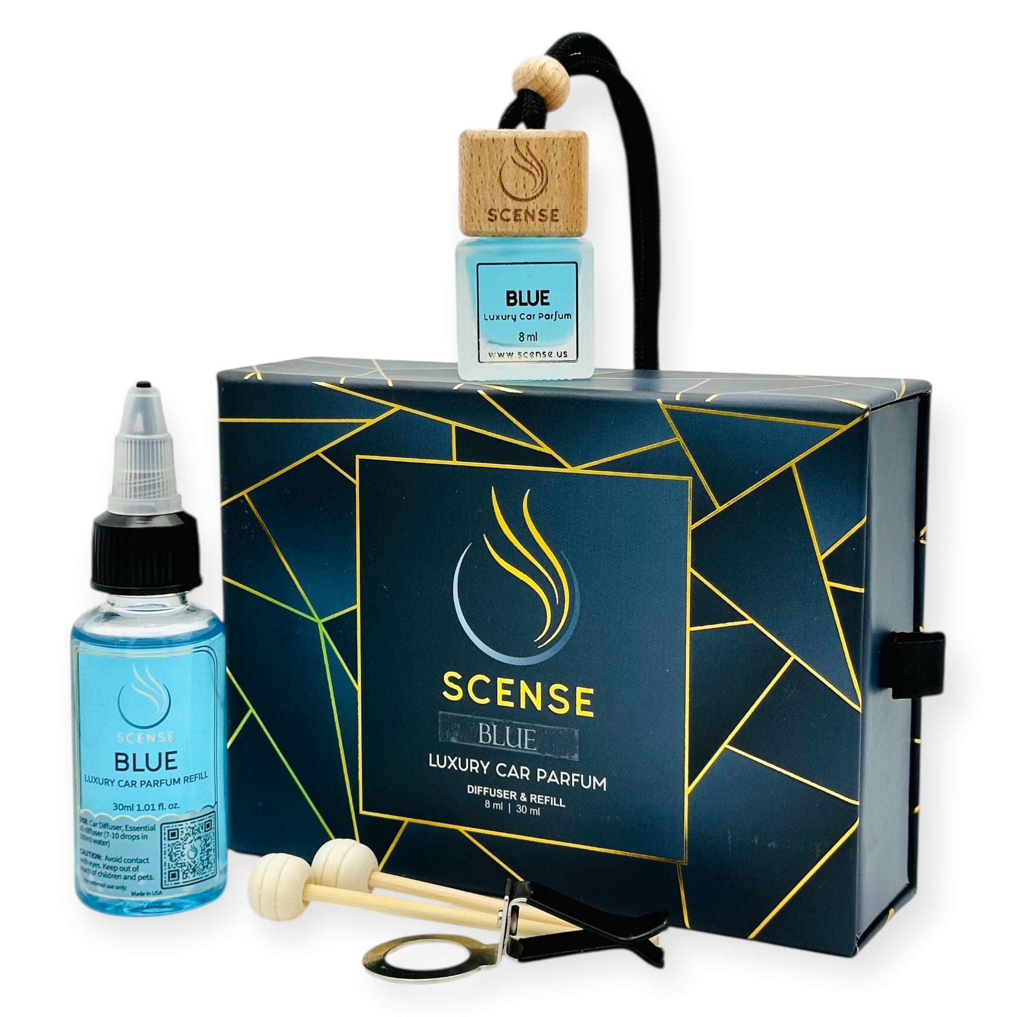 BLUE (Chanel BLEU inspired) Car Fragrance Combo