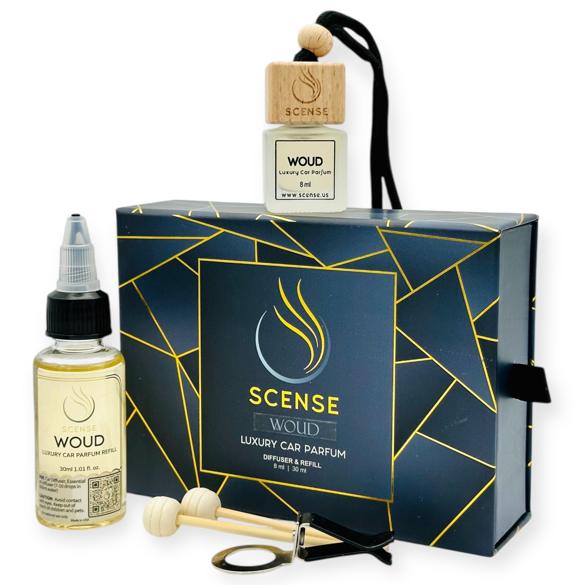 WOUD (TF Oud Wood inspired) Car Fragrance Set