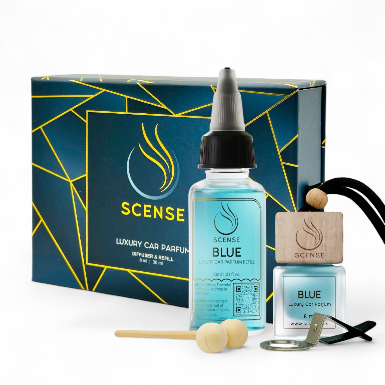BLUE (Chanel BLEU inspired) Car Fragrance Combo